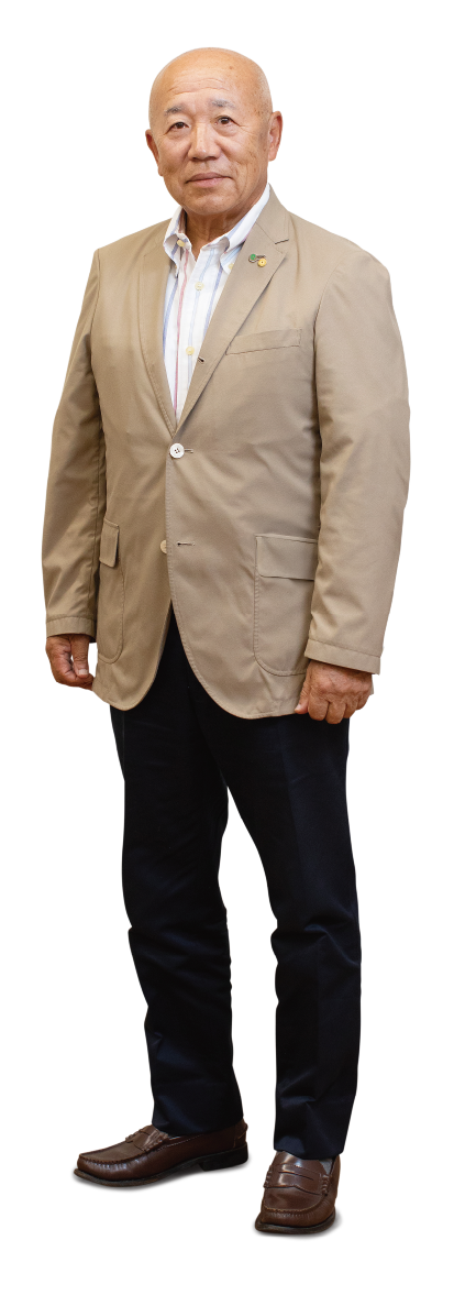 2代目代表取締役社長　岡﨑 隆（現取締役会長）